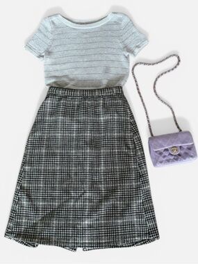 Banana Republic Heritage Collection Silver Shimmer Knit Sweater Small